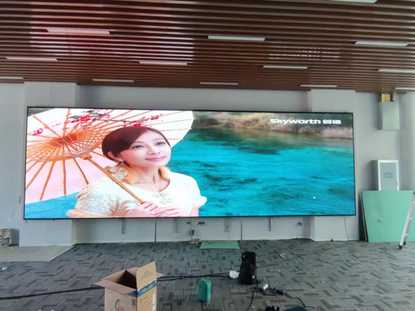 卫东P1.53led小间距屏安装案例